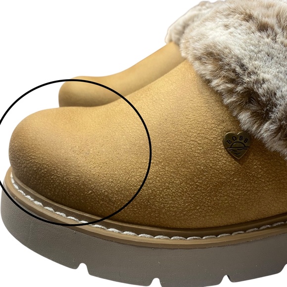 Sketchers BOBS Relaxed Fit Memory Foam Brown Chestnut Womens Sz 8 Slipper Comfy - Picture 6 of 14